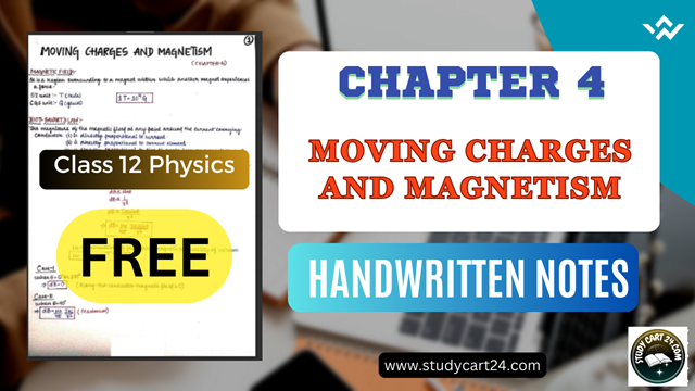 Chapter 4: Moving Charges and Magnetism Class 12 Physics Notes