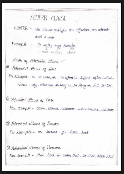 Images of English Grammar for Class 11, 12 & Competitive Exams Notes PDF - Page 1