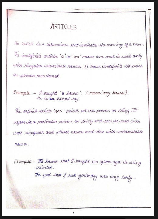 Images of English Grammar for Class 11, 12 & Competitive Exams Notes PDF - Page 3