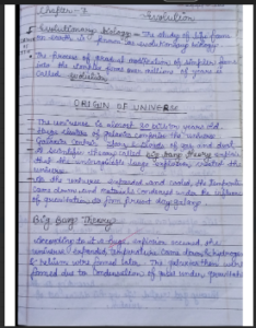 Chapter 7: Class 12 Evolution Handwritten Notes PDF for Free