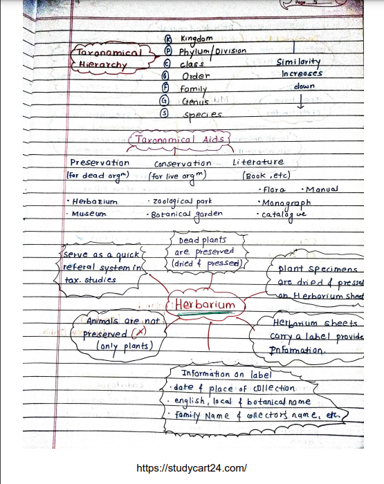 Class 11 Biology Complete Handwritten Notes Page 2