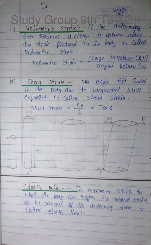 Class 11 Physics Mechanical Properties of Solids Notes pg 2