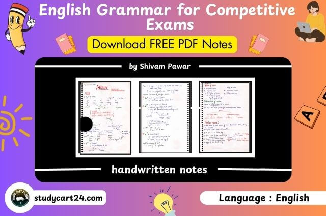 English Grammar for Competitive Exams PDF Free download