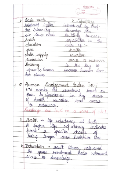 Class 12th Human Geography, Chapter 3 Human Geography NOTES