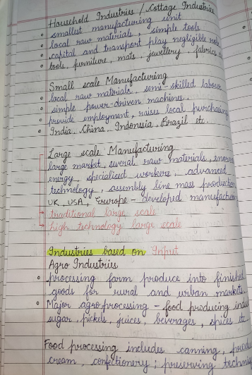 Class 12th Chapter 5 secondary activities pages human geography