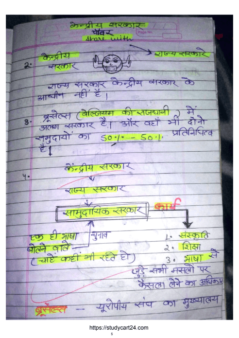 Images of chapter 13 political science notes in hindi