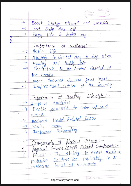 Images of Physical Fitness, Health, and Wellness - Physical Education for Class 11 Notes PDF - Page 2