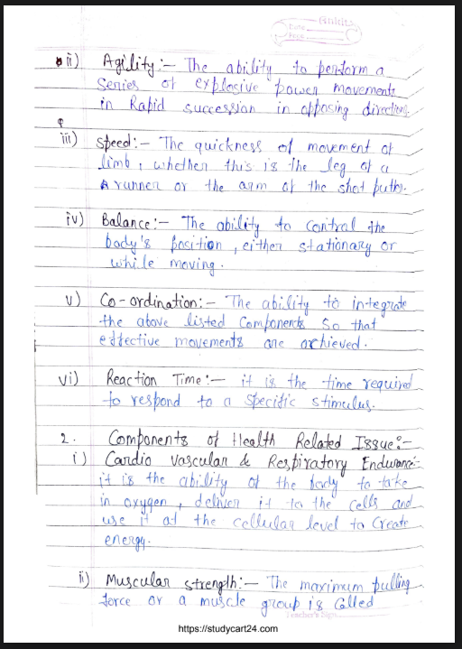 Images of Physical Fitness, Health, and Wellness - Physical Education for Class 11 Notes PDF - Page 3