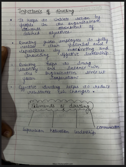 Images of Directing Class 12 Business Studies Notes PDF - Page 2