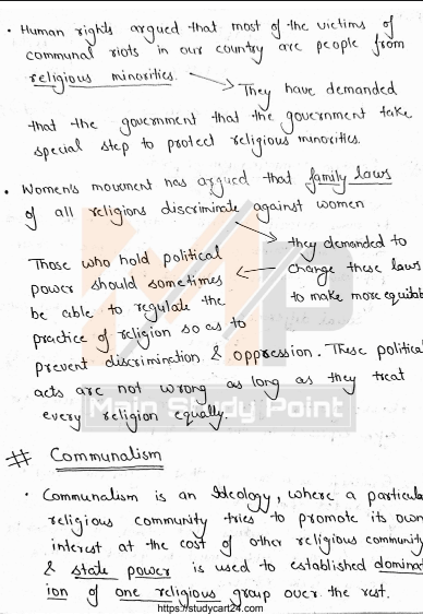 Class 10 Political Science Chapter 15 Notes