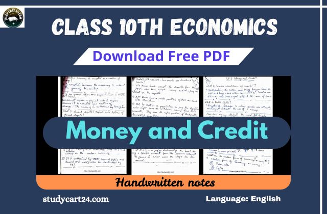 Chapter money and credits