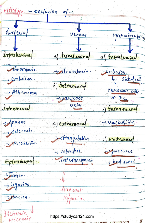 Images of&nbsp; Infarct MBBS Pathology Notes PDF page 2