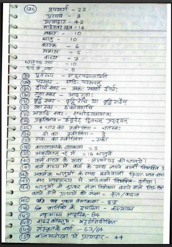 संस्कृत व्याकरण नोट्स PDF 3