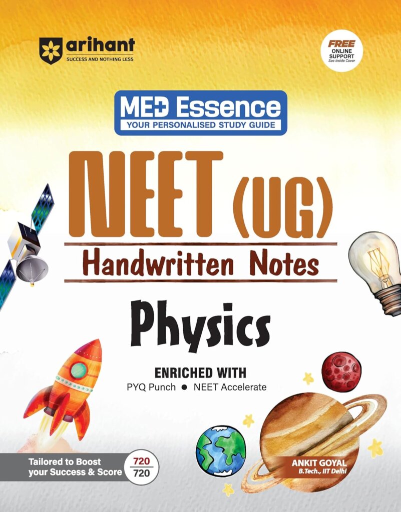 Arihant NEET (UG) Physics Handwritten Notes for Exam 2026 | Complete NEET Concentrate with PYQ Punch, MCQ Punch | First and Only NEET Targeted Handwritten Notes