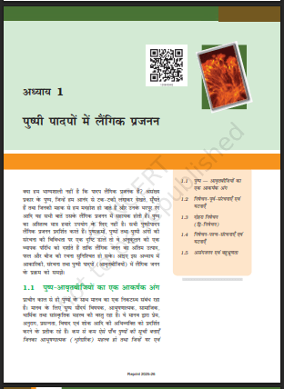 NCERT Class 12 Biology Textbook PDF Download: Hindi Medium (2025 Edition) 2