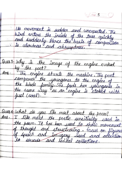 Poem 2: The Laburnum Top - Class 11 English Hornbill Question Answers &ndash; Free Handwritten PDF