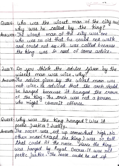 Chapter 5: The Tale of Melon City Class 11 English Hornbill Question Answers &ndash; Free Handwritten PDF