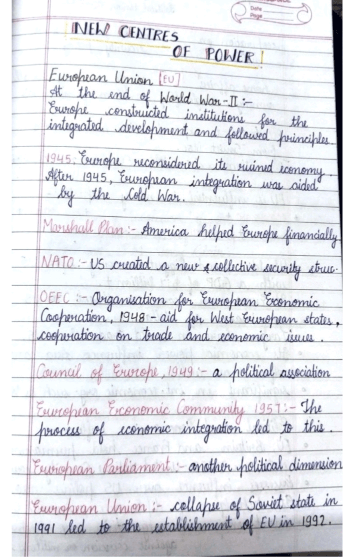 Chapter 2 Contemporary Centres of Power, Contemporary World Politics - Political Science