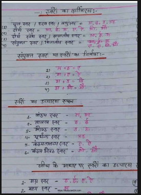 upsi hindi handwritten notes pdf free download 2